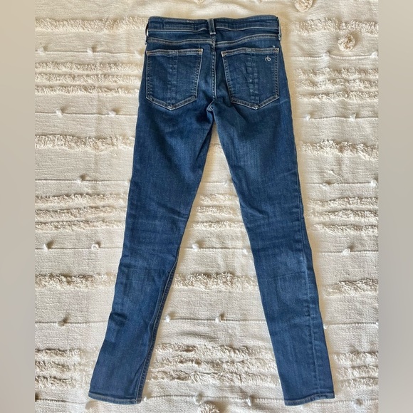 Rag and Bone Cate Ankle blue skinny jeans size 25 - Picture 9 of 9